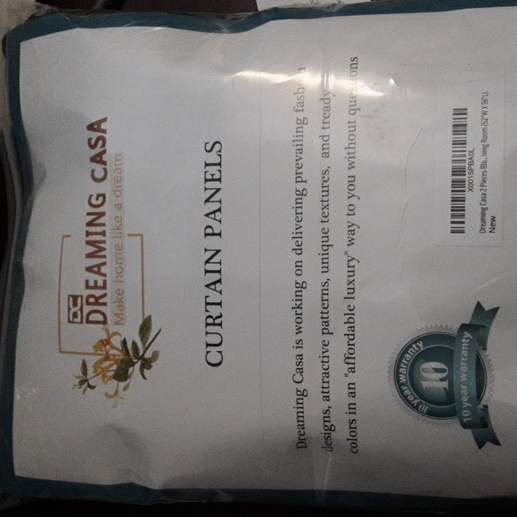 Dreaming Casa Curtain Panels - Picture 1 of 4